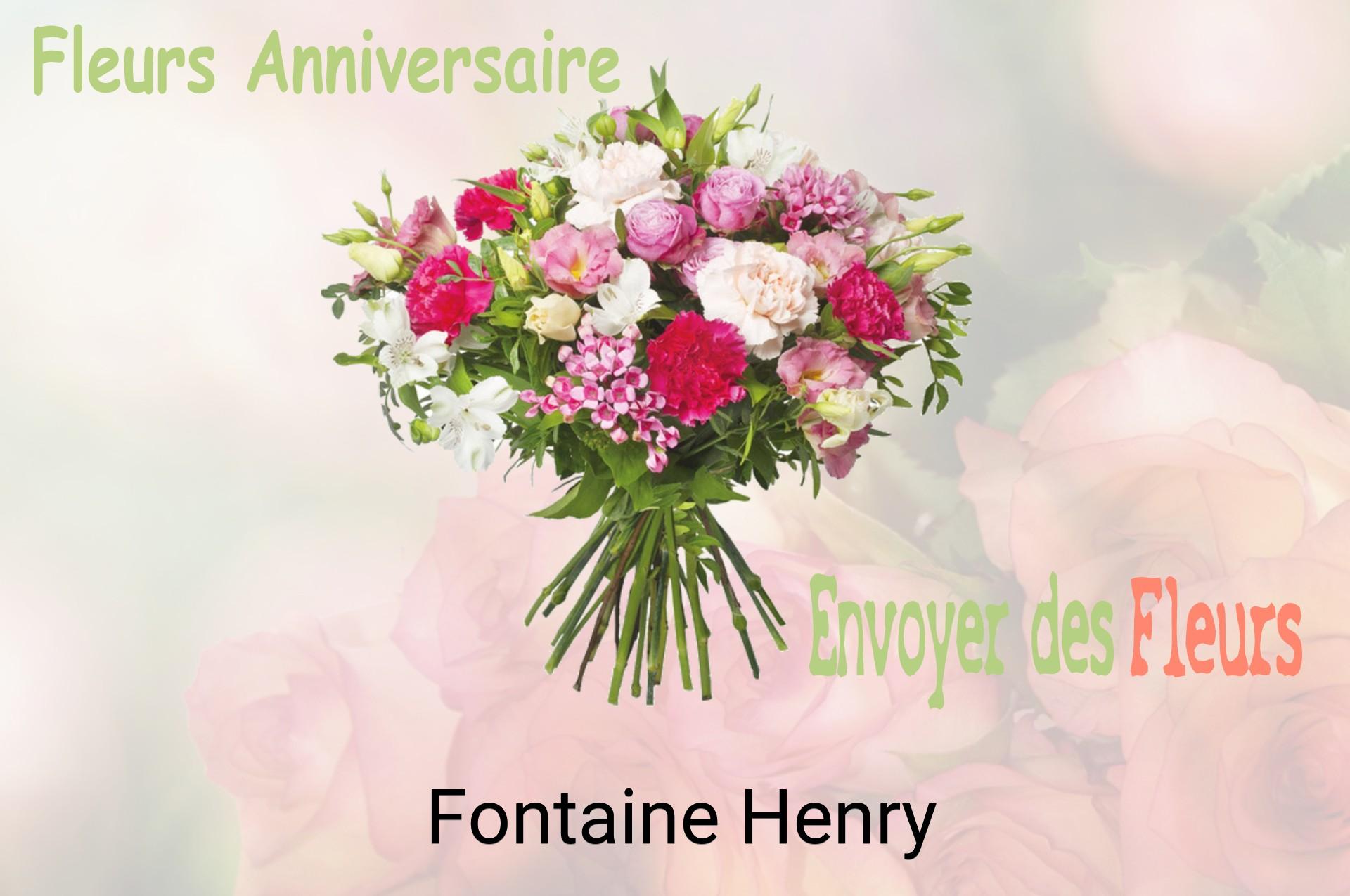 Bouquet de fleurs d’anniversaire livré à Fontaine-Henry