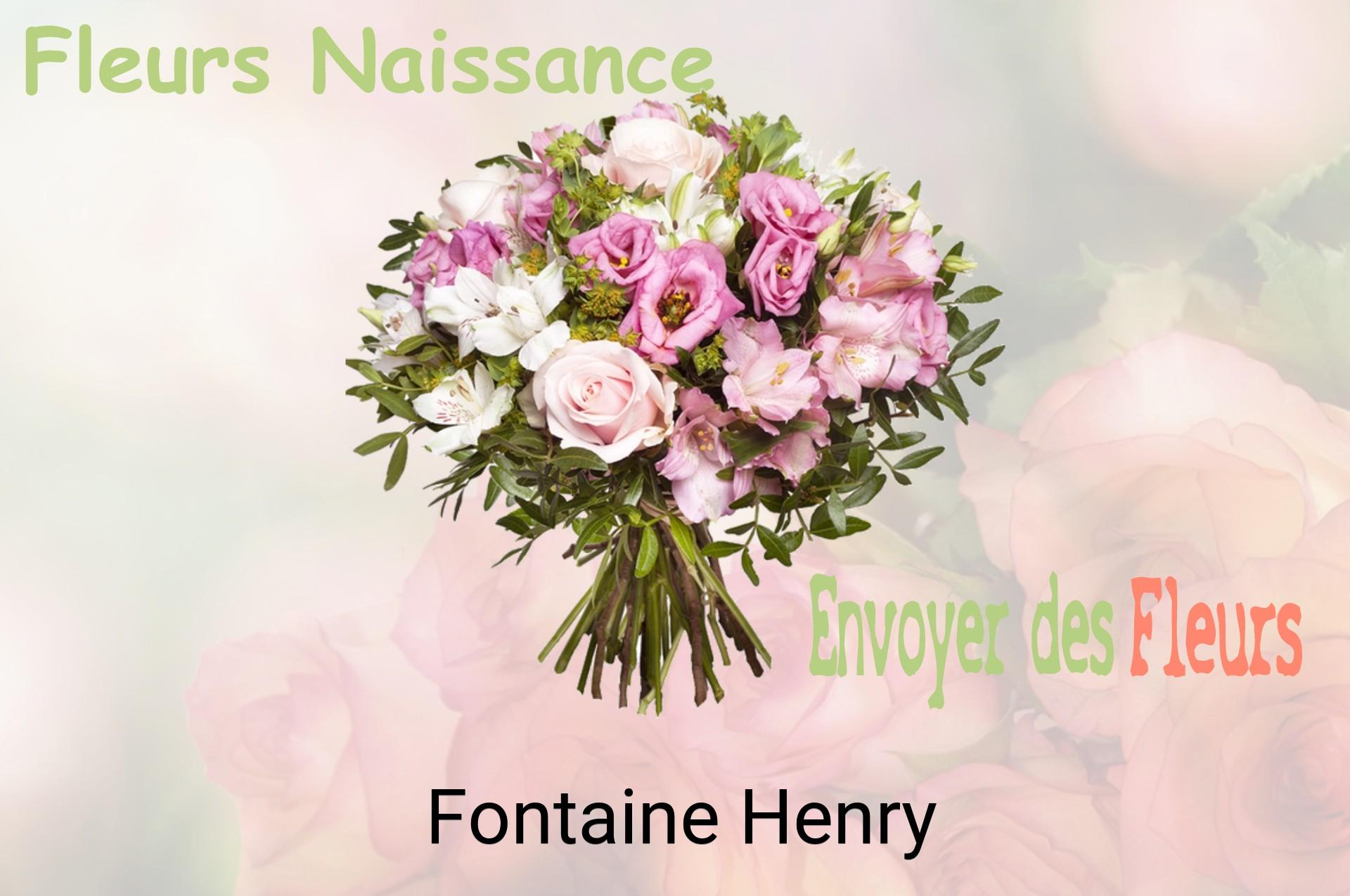 Bouquet de fleurs de naissance livré à Fontaine-Henry