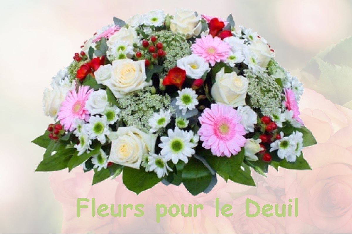 fleurs deuil FONTAINE-HENRY